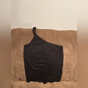 Free People Black One-Shoulder Camisole